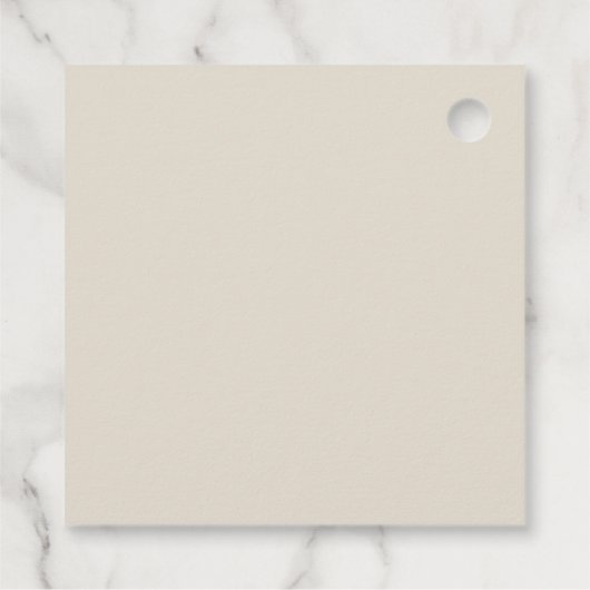 Een Baby is koffiebont Baby shower Bedankjes Labels (Achterkant)