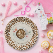 Een Baby is koffiebont Baby shower Papieren Bordje (Feest)