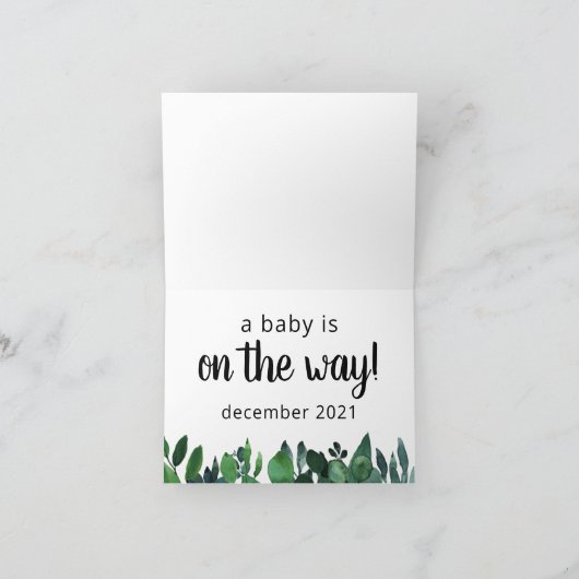 Een Baby is onderweg op weg naar een Kaart voor zw (Binnen)