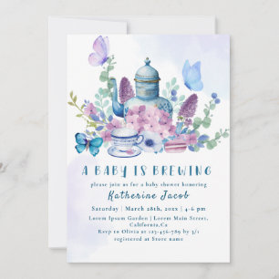 Een baby is op komst geslacht neutrale babyshower kaart