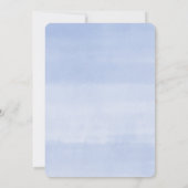 Een baby jongen bloeit Shower door Mail blue flora Kaart (Achterkant)