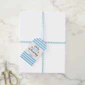 Een baby jongen brouwt Baby shower dank je Cadeaulabel (Met Touw)