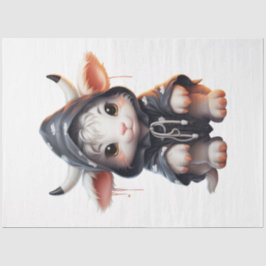 Een Baby Koe Halloween serie ontwerp 3 Tissuepapier