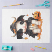 Een Baby Koe Halloween serie ontwerp 5 Tissuepapier (Craft)