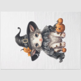 Een Baby Koe Halloween serie ontwerp 6 Tissuepapier