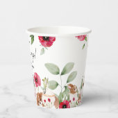 'Een baby-meisje breekt' Baby shower 's middags Papieren Bekers (Links)