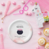 Een baby-meisje breekt halloween Baby shower Papieren Bordje (Feest)