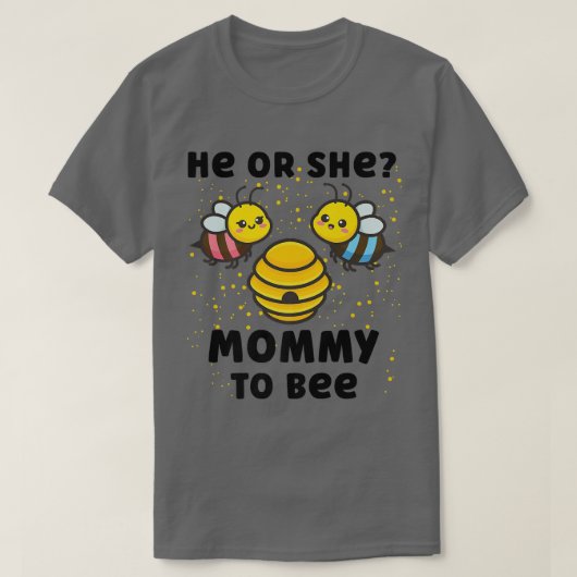 Een Baby met hetzelfde geslacht onthullen T-shirt (Design voorkant)
