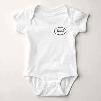 Een baby monteur outfit voor Daniel! Romper