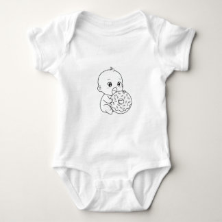 Een baby-ontwerp voor de outfit van een baby romper