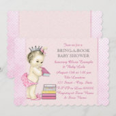 Een Baby shower boeken Kaart (Voorkant / Achterkant)