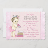 Een Baby shower boeken Kaart (Voorkant)