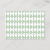 Een baby shower-kaart voor boeken plaatskaartje (Achterkant)