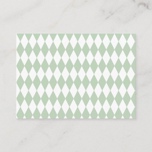 Een baby shower-kaart voor boeken plaatskaartje (Achterkant)