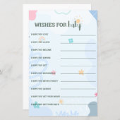 Een baby shower spelletje: wie is de kleine schat? (Voorkant / Achterkant)