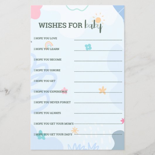 Een baby shower spelletje: wie is de kleine schat? (Voorkant)