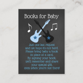 Een Baby shower van het Book Request Cards Informatiekaartje