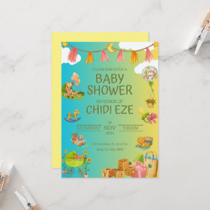 Een Baby shower viering Kaart