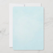 Een baby sprinkle doucheuitnodiging met cupcake kaart (Achterkant)