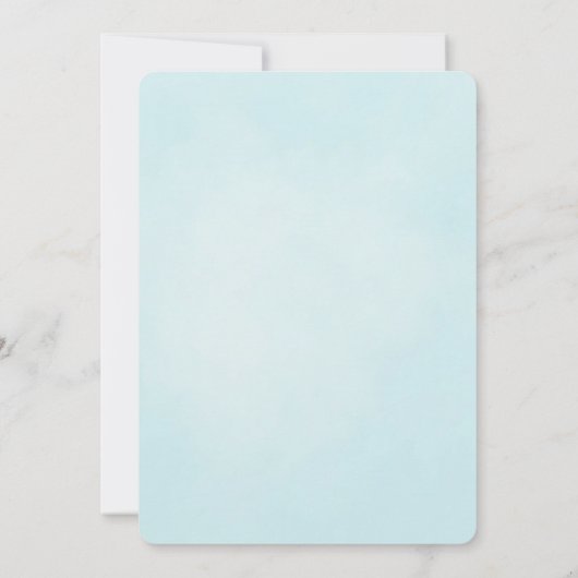 Een baby sprinkle doucheuitnodiging met cupcake kaart (Achterkant)