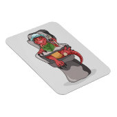 Een Baby Tyrannosaurus rex zittend in een hoge sto Magneet (Rechterzijde)