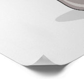 Een Baby Tyrannosaurus rex zittend in een hoge sto Poster (Hoek)