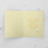 Een Baby verjaardag met Giraffes Kaart (Binnen)