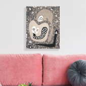 Een Baby verwachten Canvas Afdruk (Insitu (Woonkamer))
