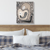Een Baby verwachten Canvas Afdruk (Insitu (Slaapkamer))