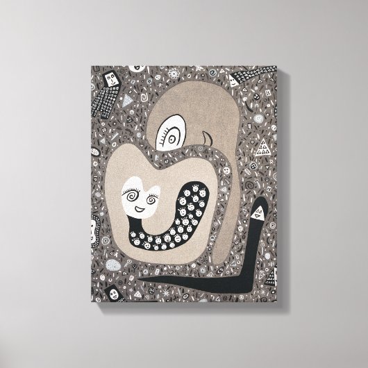 Een Baby verwachten Canvas Afdruk (Voorkant)