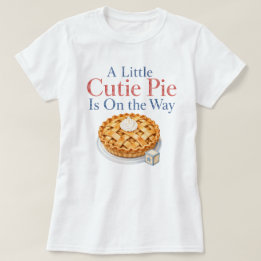 Een Babyborrel voor een Klein Schattig Taartje T-shirt