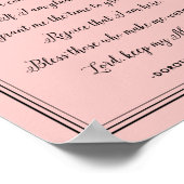 Een babygebeestje - Kunstkleuren afdrukken Poster (Hoek)