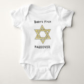 Een baby's eerste passover romper (Voorkant)