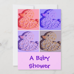 Een babyshower kaart