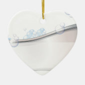 Een badkuip keramisch ornament (Voorkant)