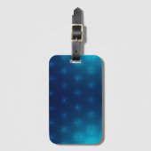 Een bagagelabel met een blauw verloopontwerp (Voorkant (verticaal))