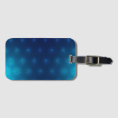 Een bagagelabel met een blauw verloopontwerp (Voorkant (horizontaal))