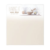 Een Baker's Note Pad Notitieblok (Voorkant)