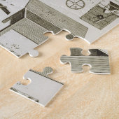 Een bakkerij- en bakuitrusting, van de "Encycloop" Legpuzzel (Zijkant)