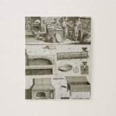 Een bakkerij- en bakuitrusting, van de "Encycloop" Legpuzzel (Verticaal)