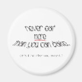 Een bakkerseed magneet (Voorkant)