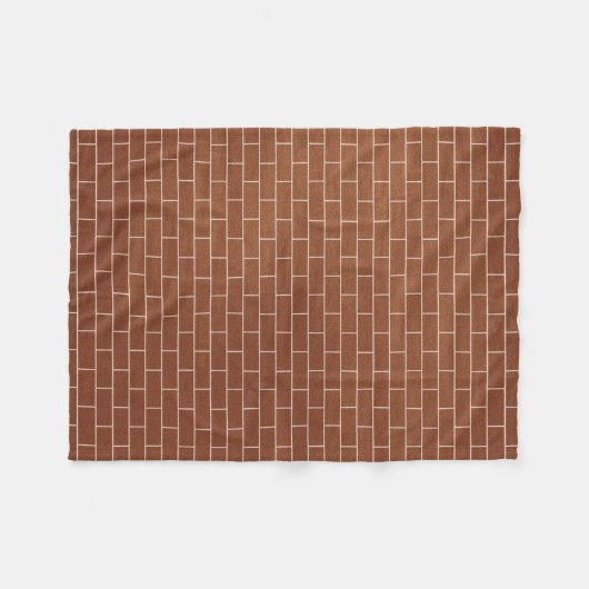 Een bakstenen muur fleece deken (Voorkant (Horizontaal))