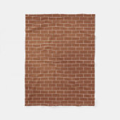 Een bakstenen muur fleece deken (Voorkant)