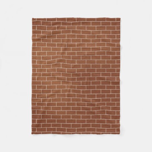Een bakstenen muur fleece deken (Voorkant)
