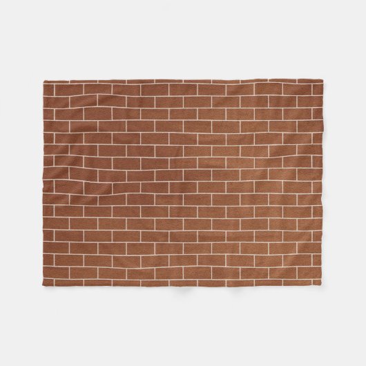 Een bakstenen muur - fleece deken (Voorkant (Horizontaal))