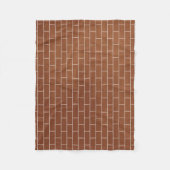 Een bakstenen muur - fleece deken (Voorkant)