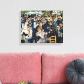 Een bal bij de Moulin de la Galette - Renoir Canvas Afdruk (Insitu (Woonkamer))