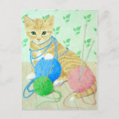 Een bal hebben. briefkaart (Voorkant)