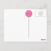 Een bal in Camp Briefkaart (Achterkant)