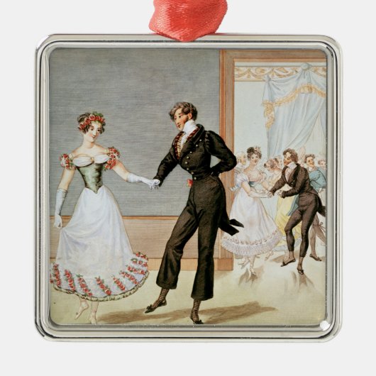 Een bal metalen ornament (Voorkant)